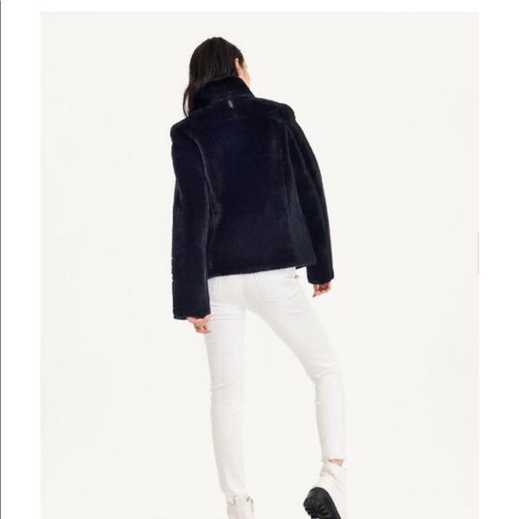 Black faux shearling jacket - Picture 4 of 4